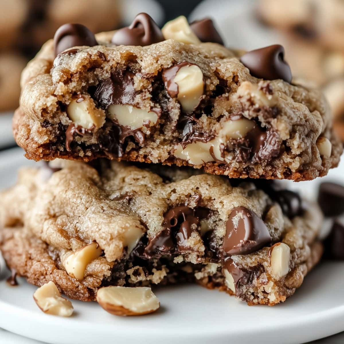 Neiman Marcus cookies with rich chocolate chips and crunchy nuts.