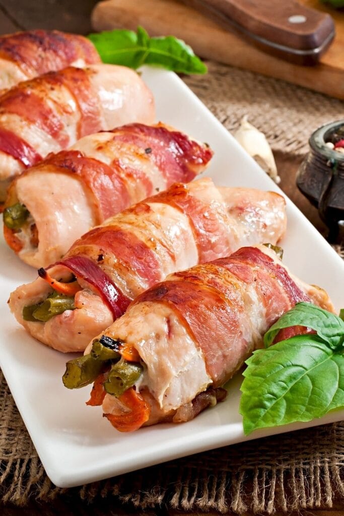 Chicken Wrapped with Turkey Bacon