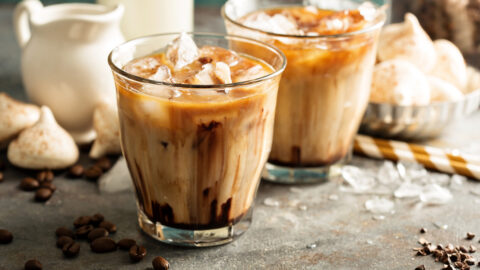 Cold Iced Coffee with Torani Syrup
