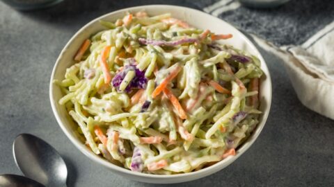 Creamy Coleslaw in a Bowl
