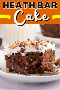 Heath Bar Cake (Easy Dessert Recipe) - Insanely Good