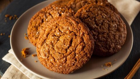 Homemade Slow Molasses Cookies