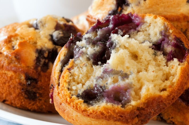 Lemon Blueberry Muffins (Easy Recipe)