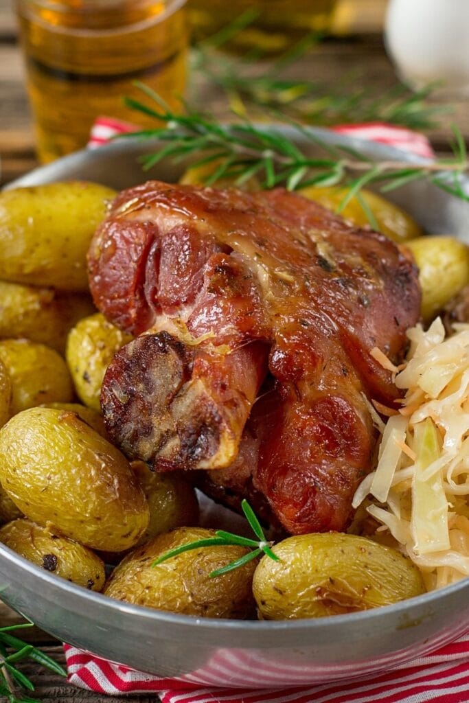10 Easy Ham Hock Recipes featuring Pickled Ham Hock with Potatoes and Sauerkraut