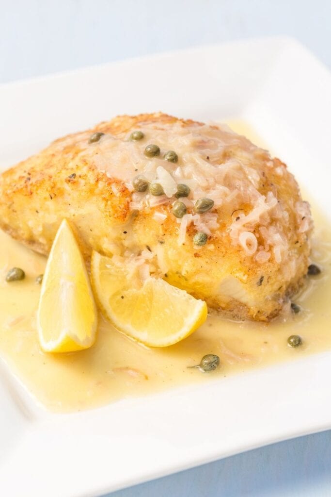 Sauteed Ono Fish with Lemons and Capers