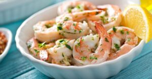 Shrimp Scampi with Garlic, Parsely and Lemons