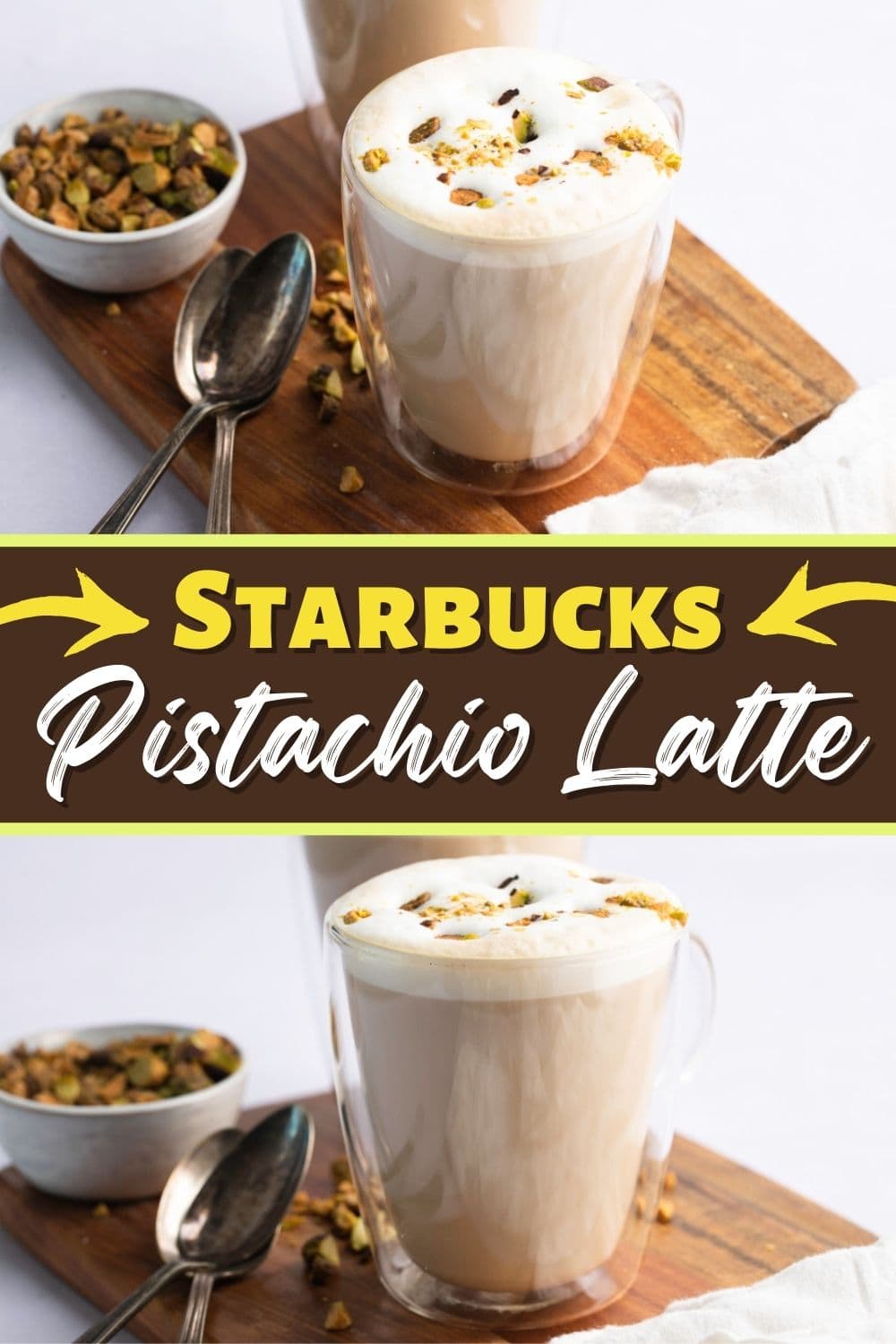 Starbucks Pistachio Latte (Copycat Recipe) Insanely Good