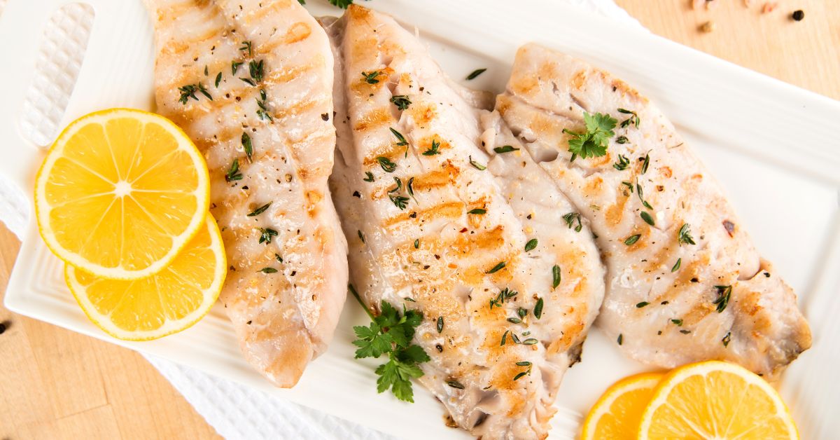 Baked Swai Fillet with Lemons and Herbs