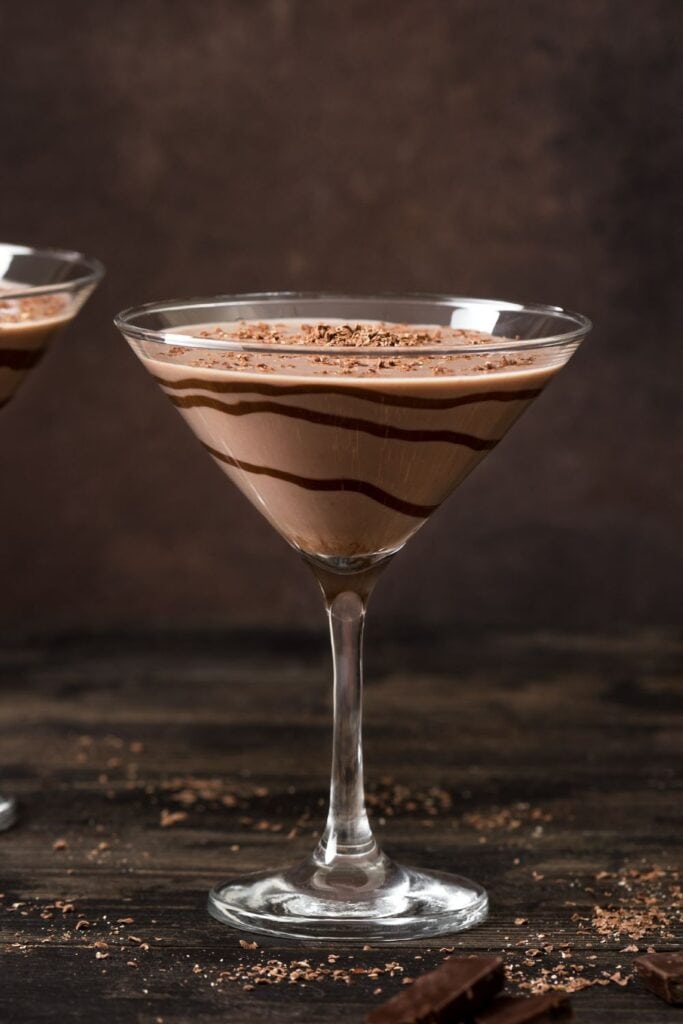 Boozy Chocolate Martini Cocktail