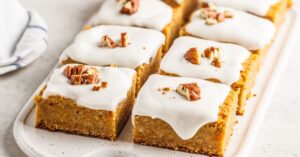 Carrot Cakes with Pecans and Coconut Cream