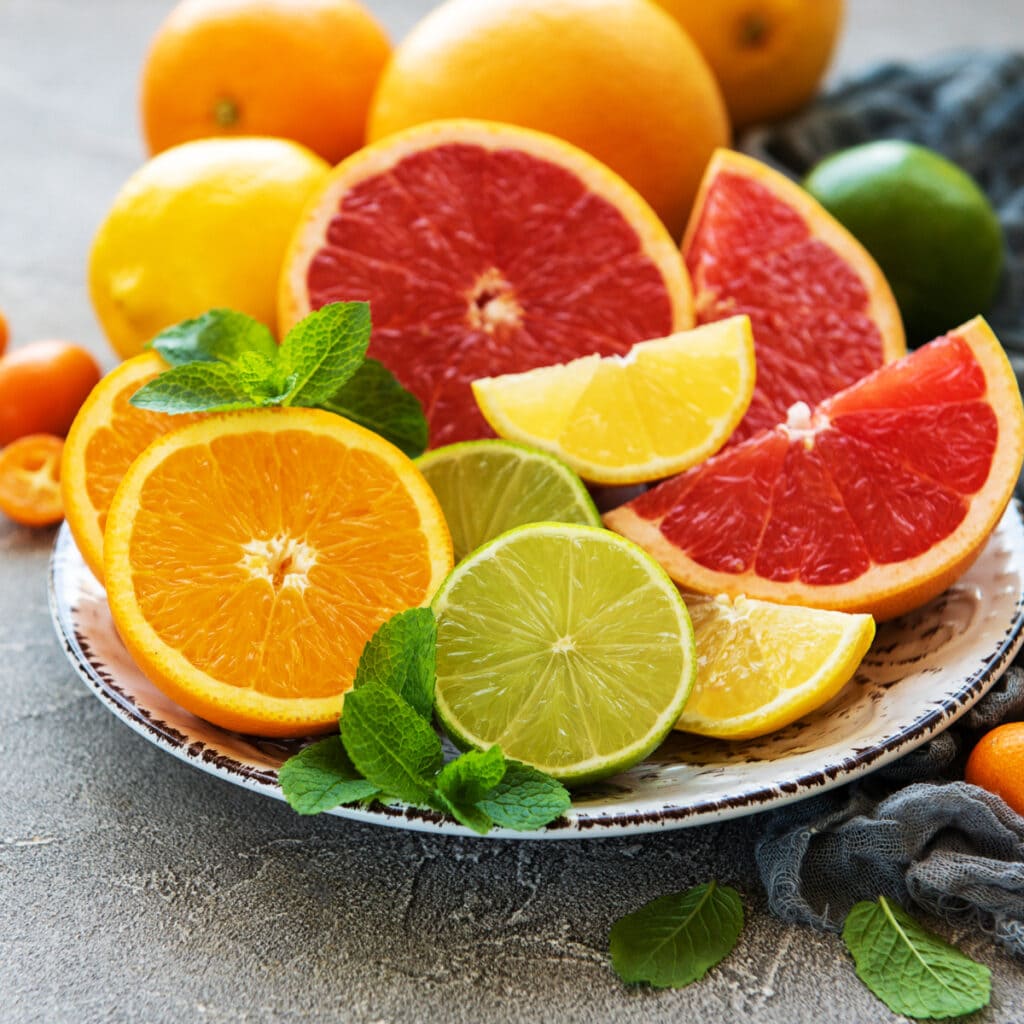 Citrus Slices: Orange, Lemon and Lime