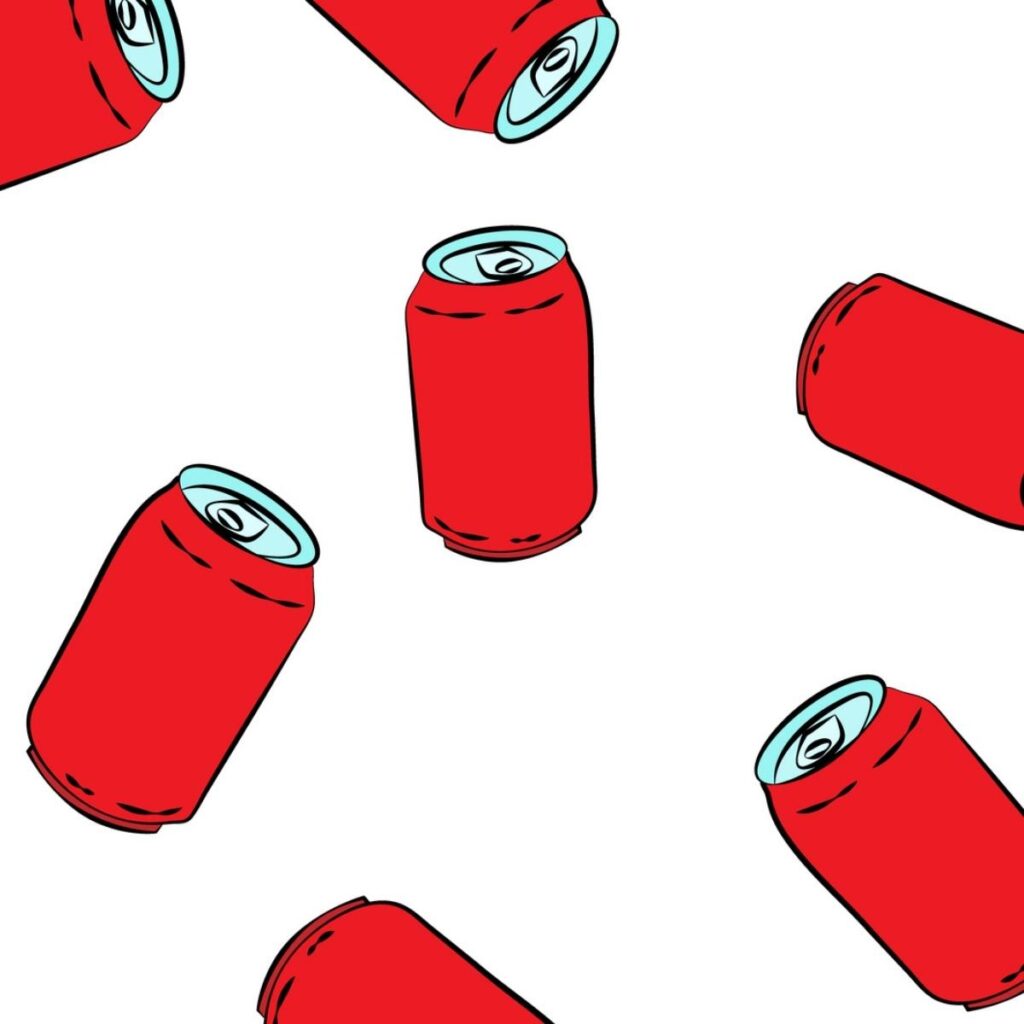 Red Soda Can Graphics