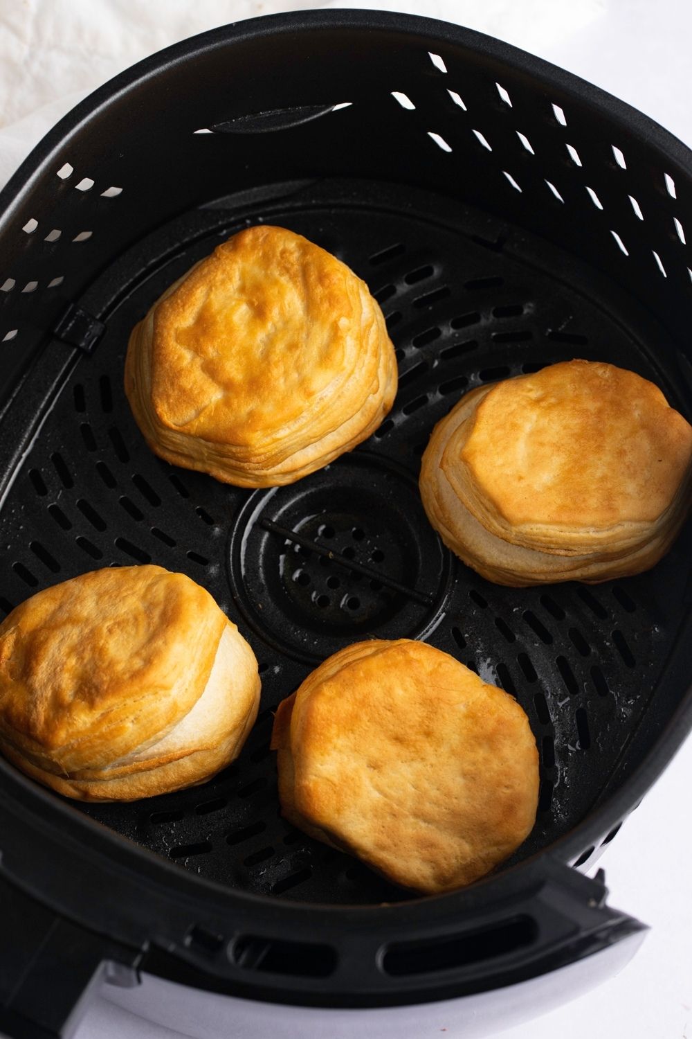 Golden Brown Biscuits in an Air Fryer