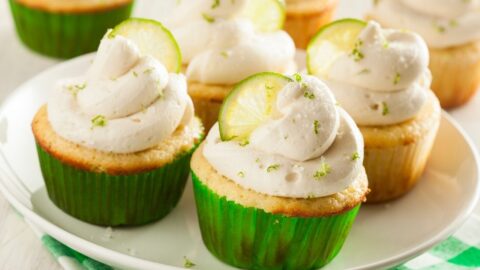 Homemade Margarita Cupcakes with Lime