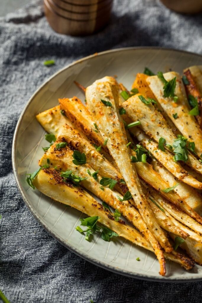 Homemade Roasted Parsnip with Herbs