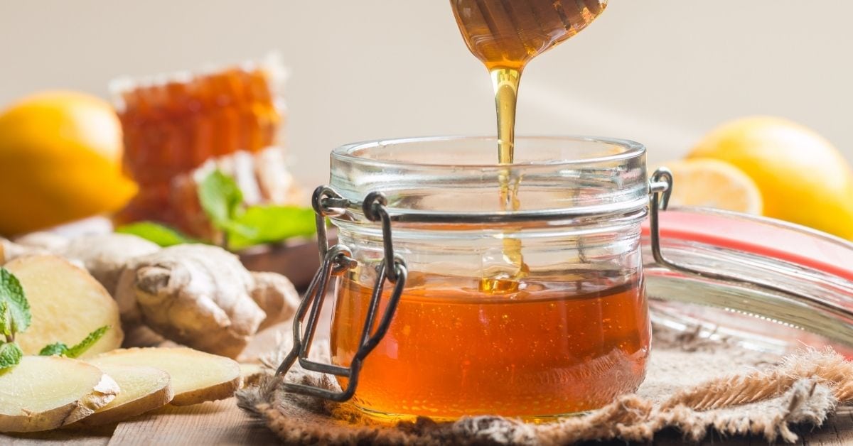 Honey in a Glass Jar