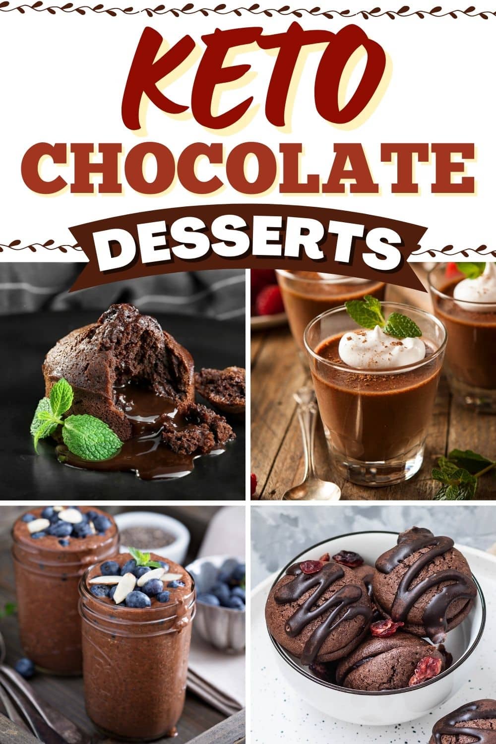 30 Keto Chocolate Desserts Low Carb Sweets Insanely Good 