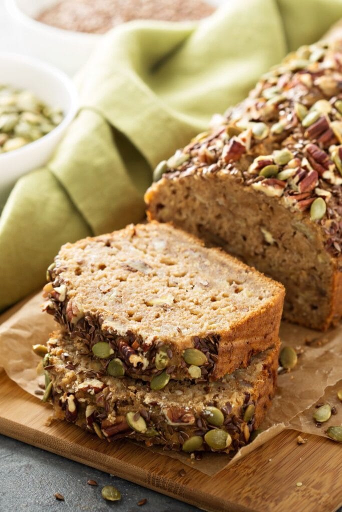 Paleo Banana Bread with Nuts and Seeds