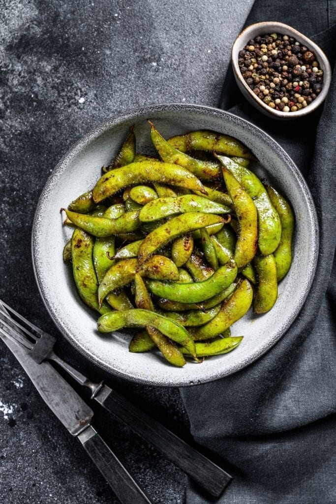 Roasted Green Edamame with Soy Beans Sauce