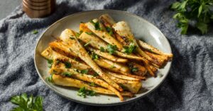Roasted Parsnip with Salt and Pepper