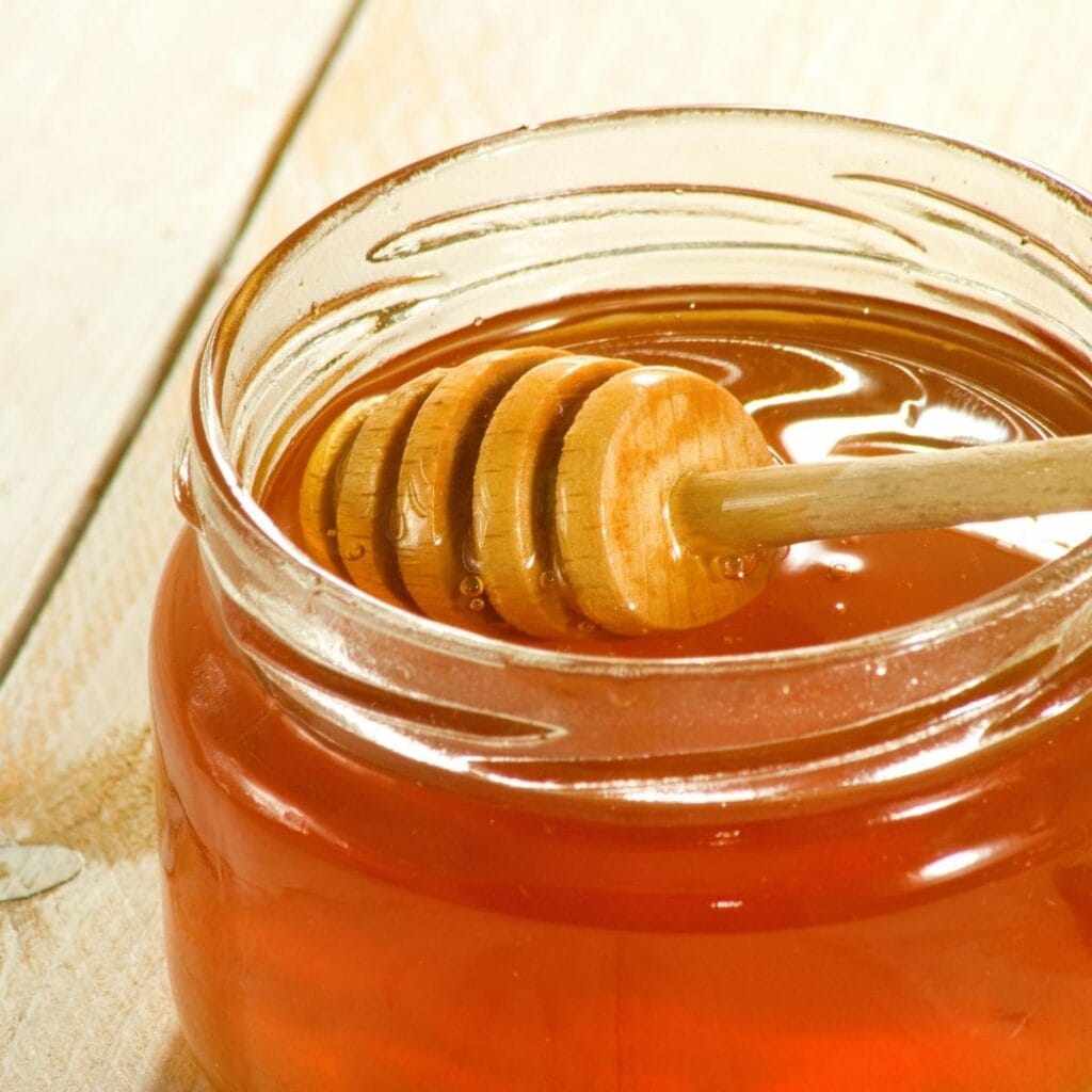 Honey in a Glass Jar
