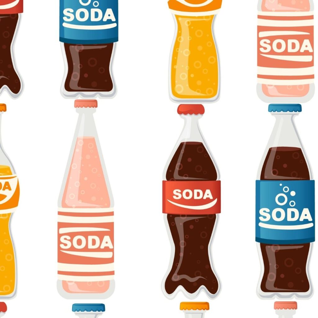 Sodas in a Bottle Drawing