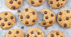 Soft and Chewy Eggless Chocolate Chip Cookies