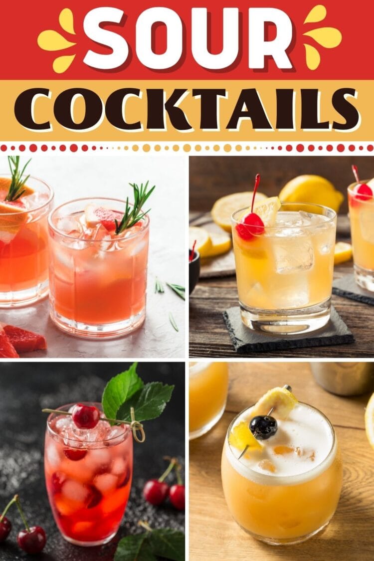 20 Easy Sour Cocktails To Tickle Your Tastebuds - Insanely Good