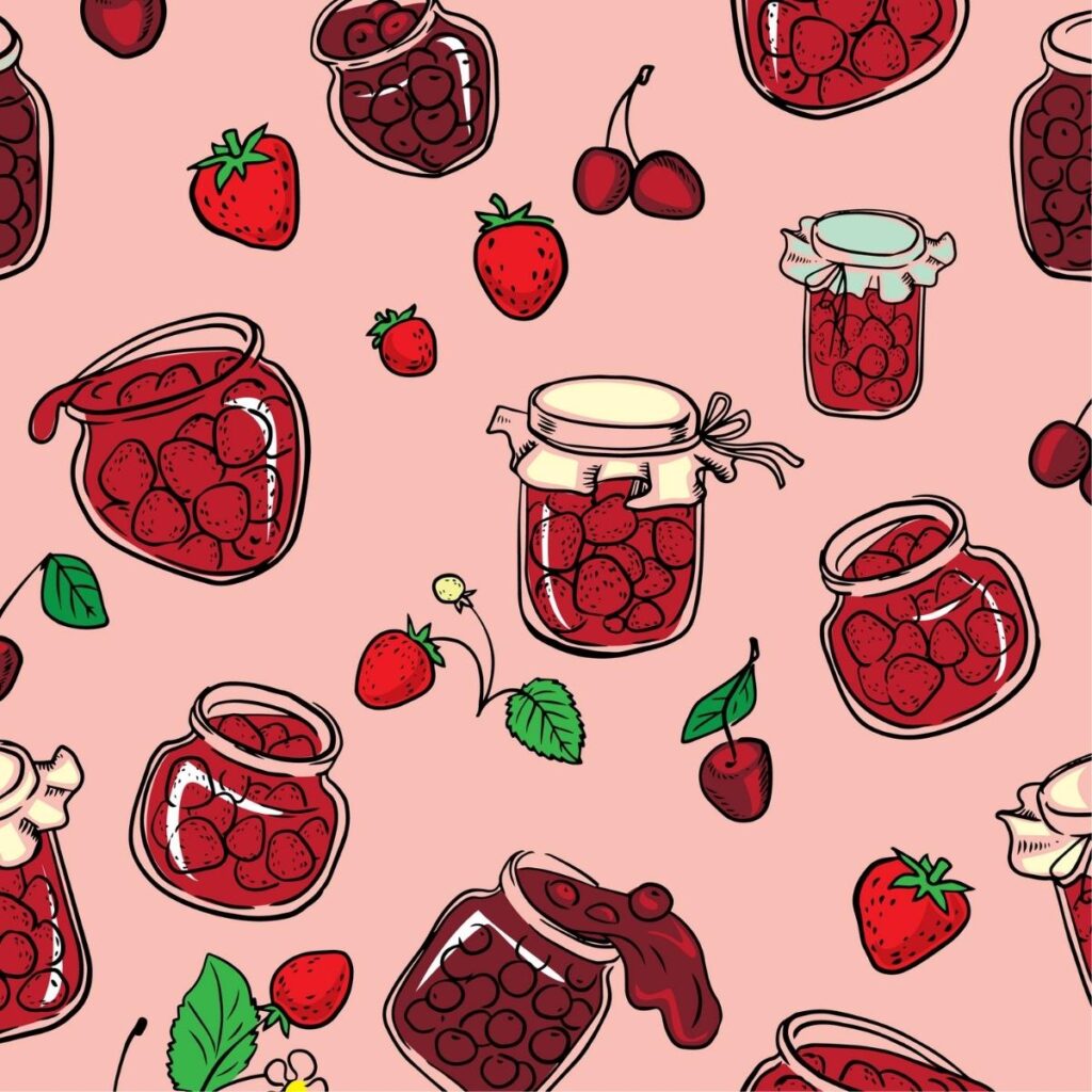 Strawberry Jam Drawing