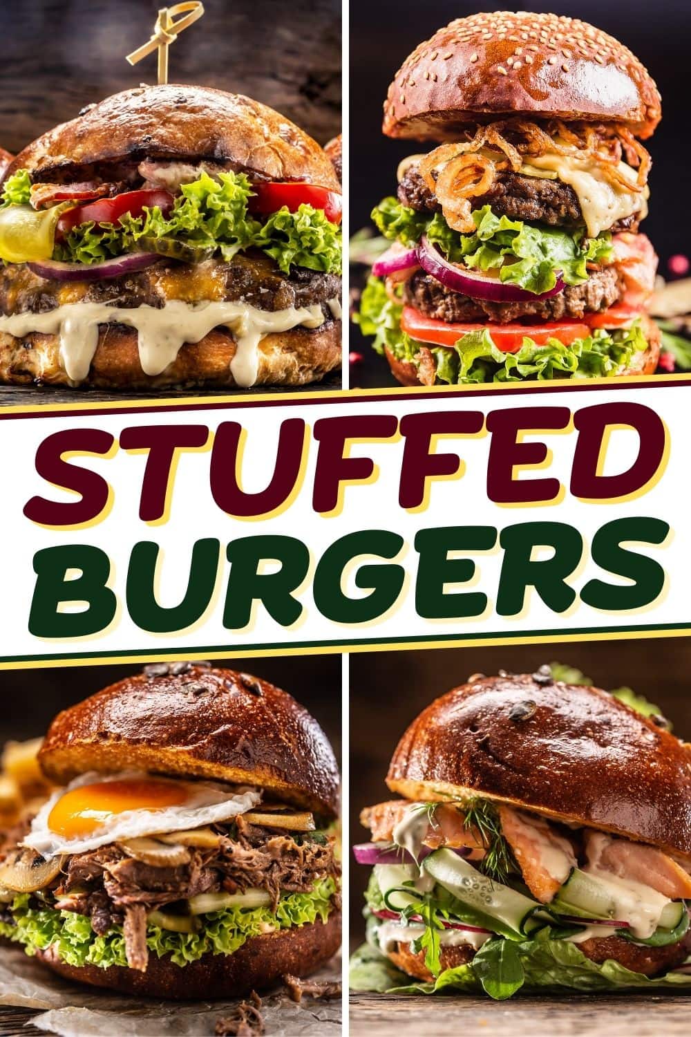 20 Best Stuffed Burgers For A Family Feast Insanely Good   Stuffed Burgers 2 