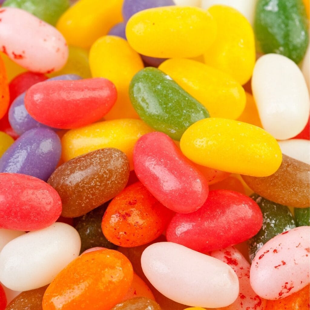 Sweet Assorted Jelly Belly Beans with Different Flavors