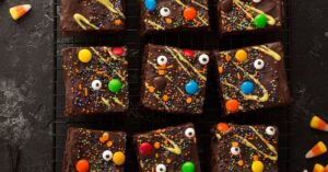 Sweet Homemade Chocolate Monster Brownies