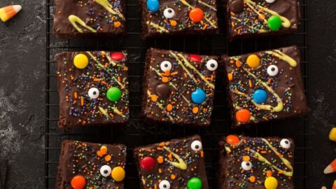 Sweet Homemade Chocolate Monster Brownies