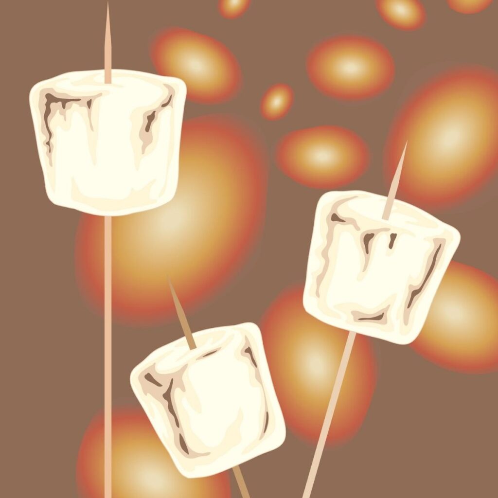 Toasted Marshmallow Drawing