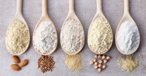 Various Flour Alternatives: Almond, Seeds, Amaranth, Chickpeas and Rice