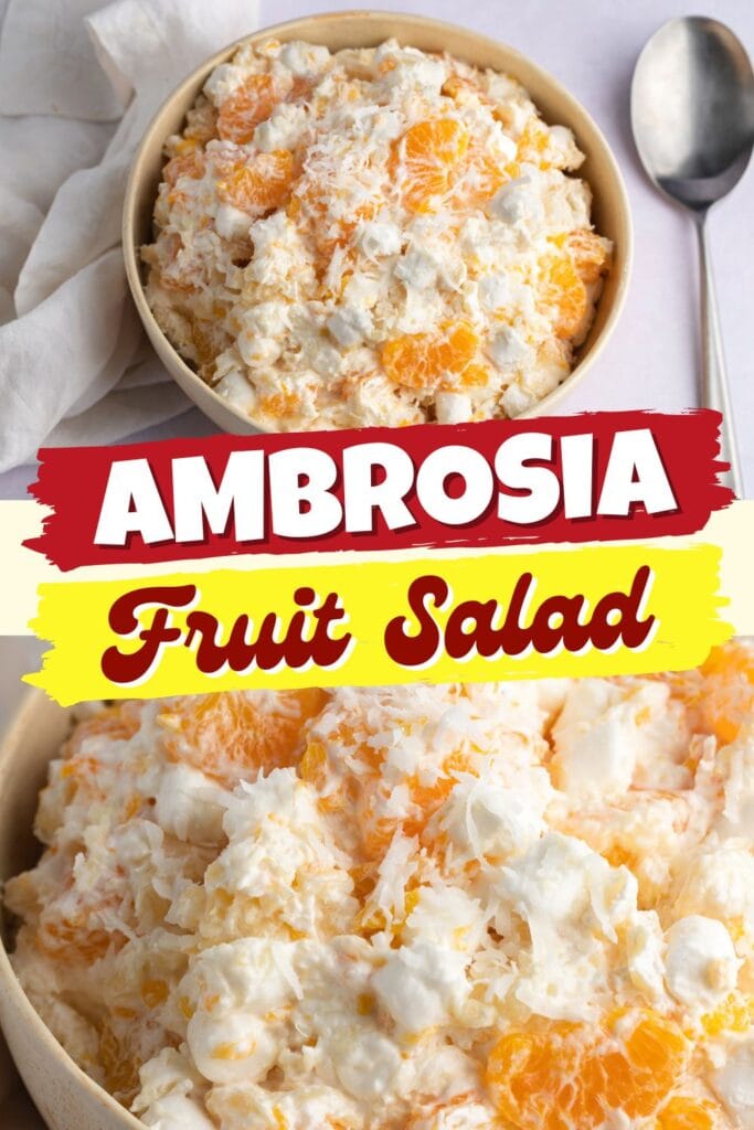 Ambrosia Salad (The BEST Fruit Salad)