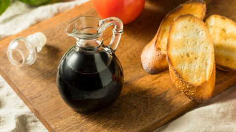 Black Balsamic Vinegar with Bread