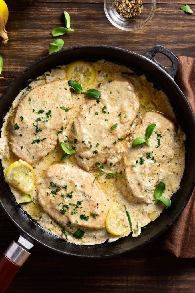 Chicken Breast with Creamy Cheese Sauce