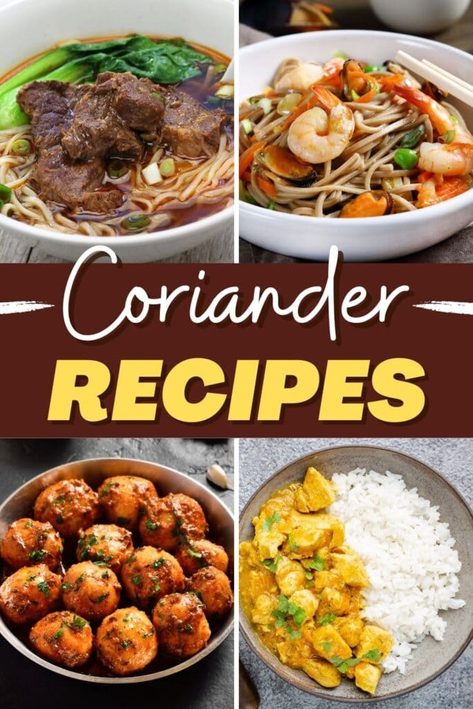 Coriander Recipes 