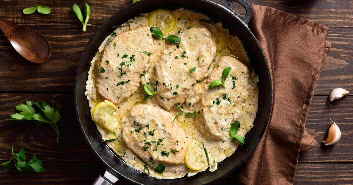 Creamy Chicken Breast with Lemons