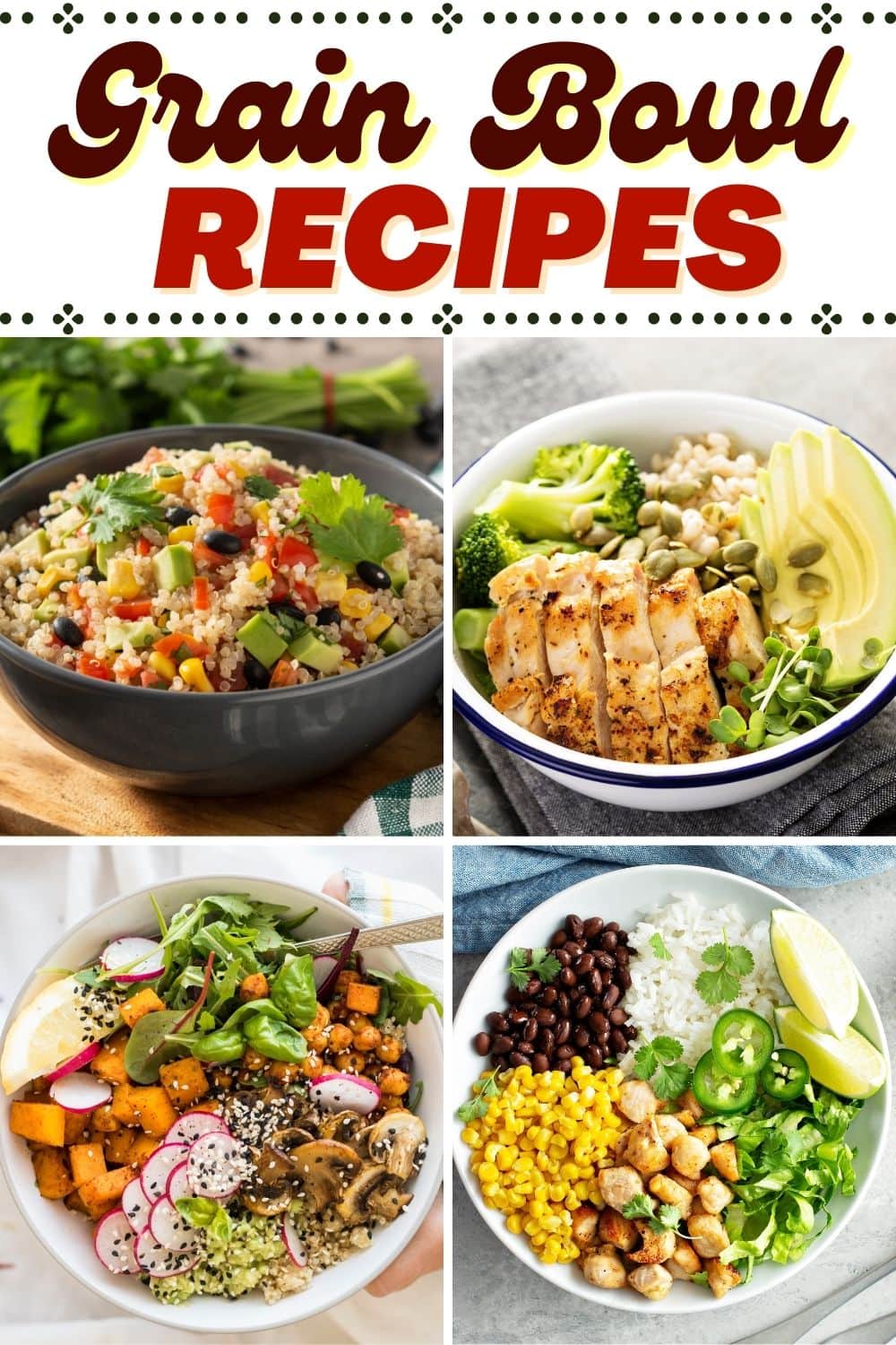 25 Healthy Grain Bowl Recipes and Ideas - Insanely Good