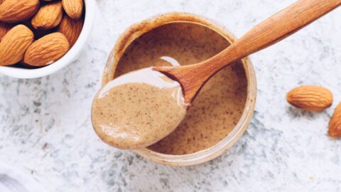 Homemade Almond Butter with Almond Nuts