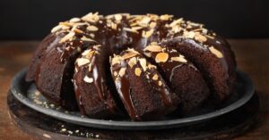 Homemade Chocolate Almond Bundt Cake