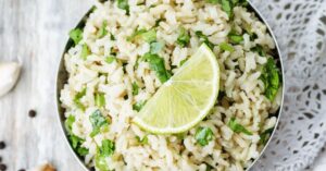 Homemade Cilantro Lime Rice