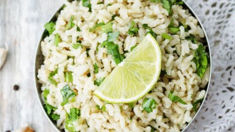 Homemade Cilantro Lime Rice