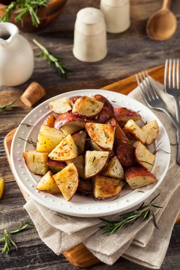Homemade Roasted Red Potatoes with Herbs