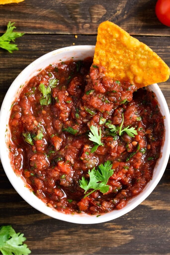 Mexican Salsa with Chips