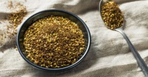 Middle Eastern Zaatar Spices in a Bowl