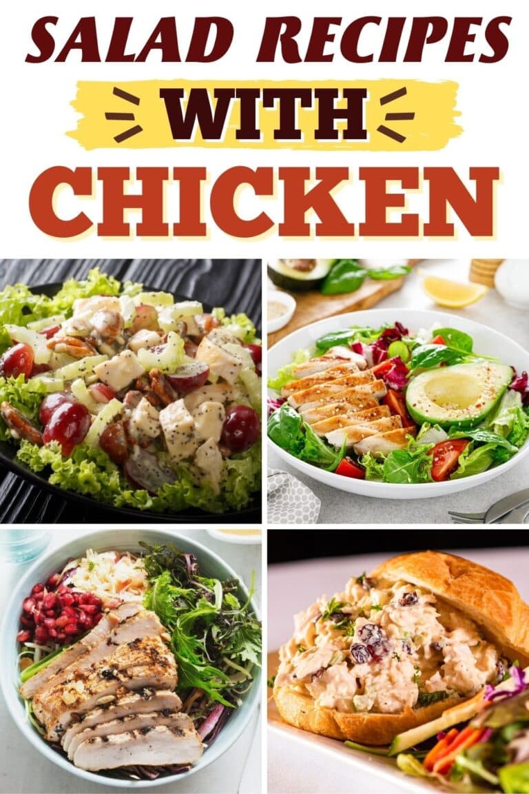 25 Healthy Salad Recipes With Chicken - Insanely Good