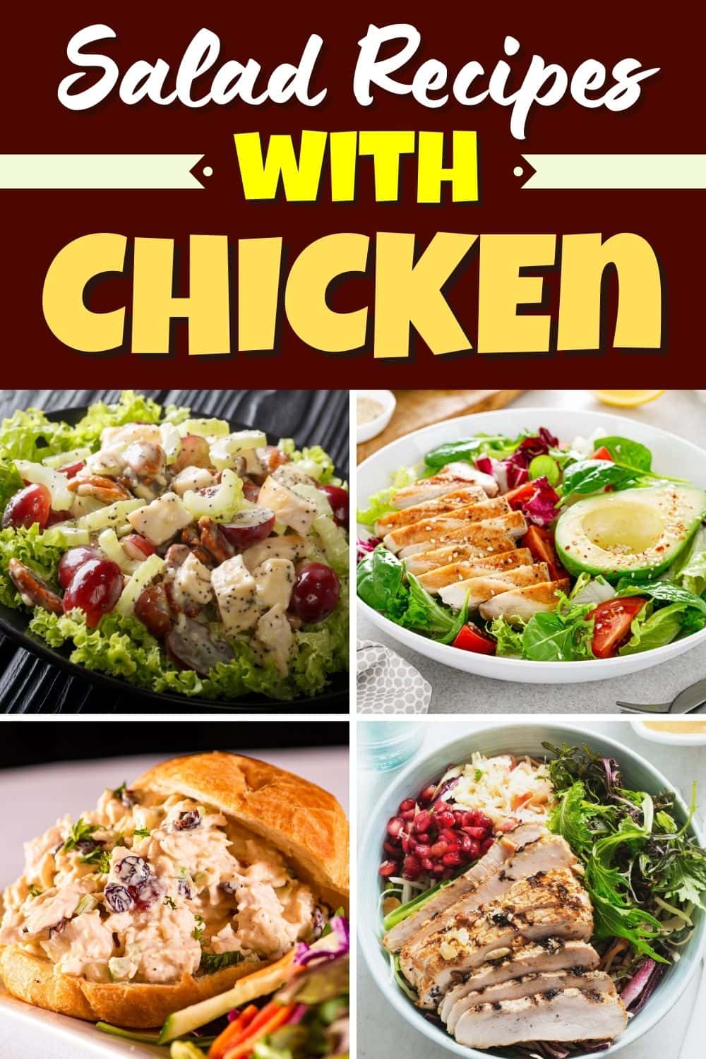 25 Healthy Salad Recipes With Chicken - Insanely Good